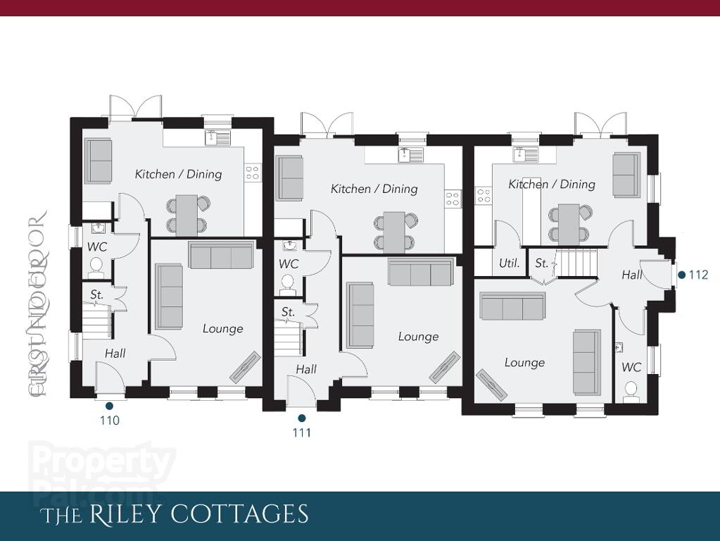 Floorplan 1 of The Riley Cottages, Ro Rua, Moneynick Road, Toomebridge