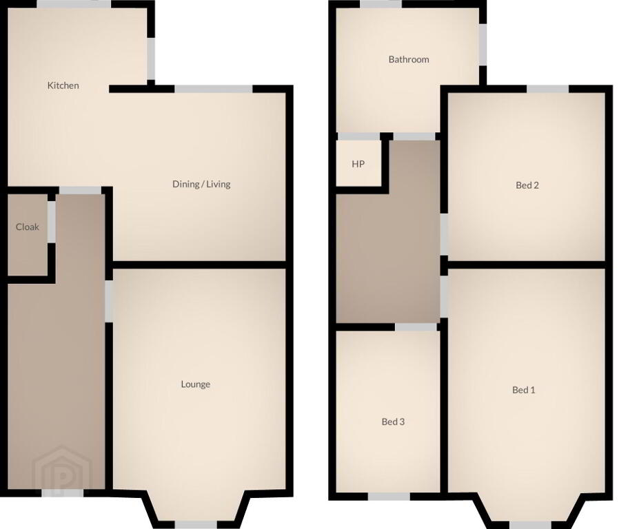 Floorplan 1 of 4 Rosemary Drive, Bangor