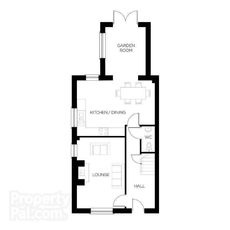 Floorplan 2 of The Cusher, Bowens Court, Lurgan
