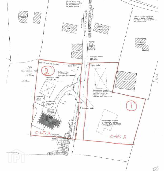 2 Sites For Sale At Barrack, New Mills, Letterkenny