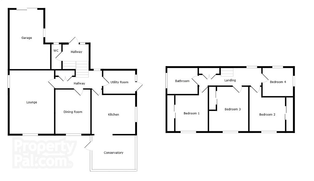 Floorplan 1 of 4 Tudor Braes, Donaghcloney