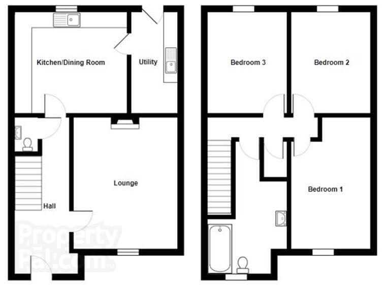 Floorplan 1 of 20 Oak Grove, Castledawson, Magherafelt