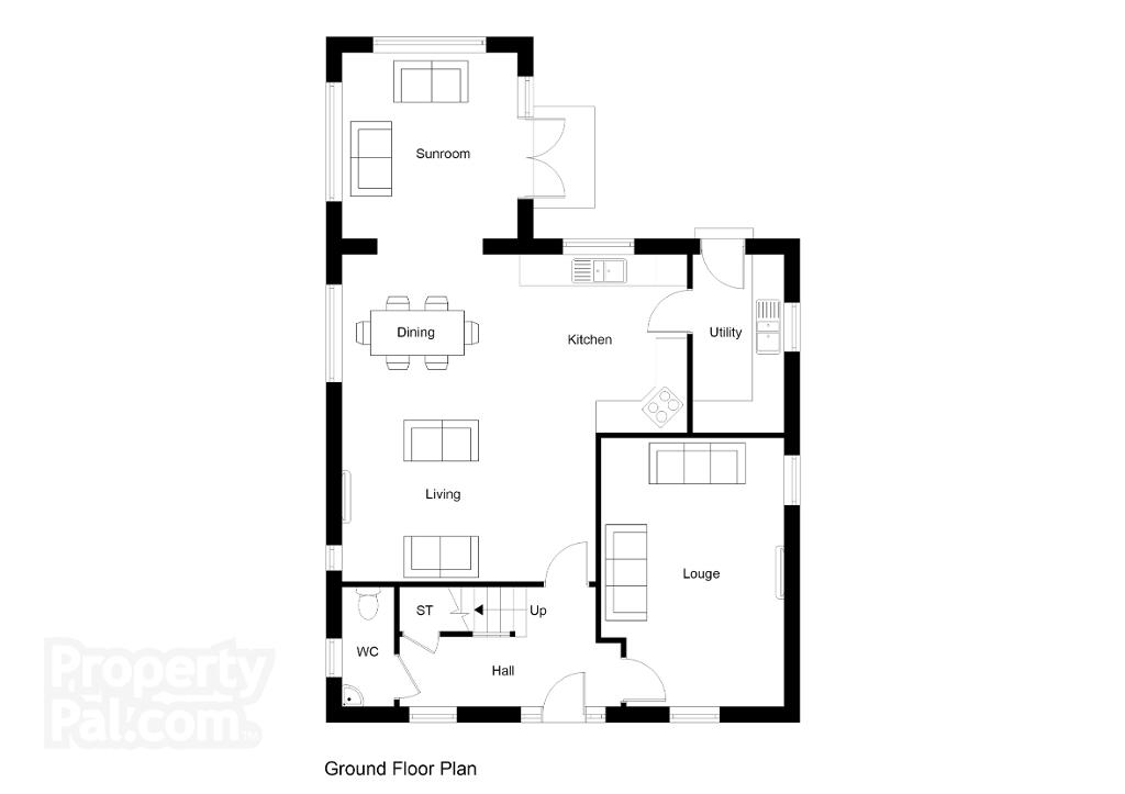 Floorplan 1 of The Huckaback, Linen Grove, Drumahoe Road, L'Derry