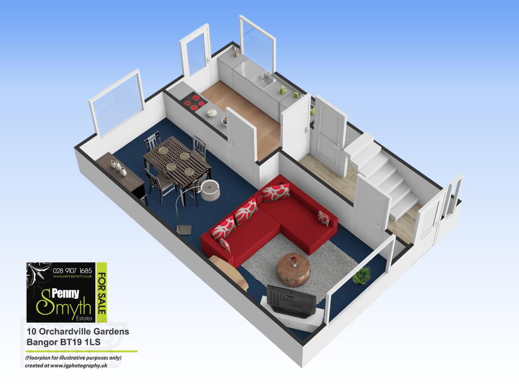 Floorplan 1 of 10 Orchardville Gardens, Bangor