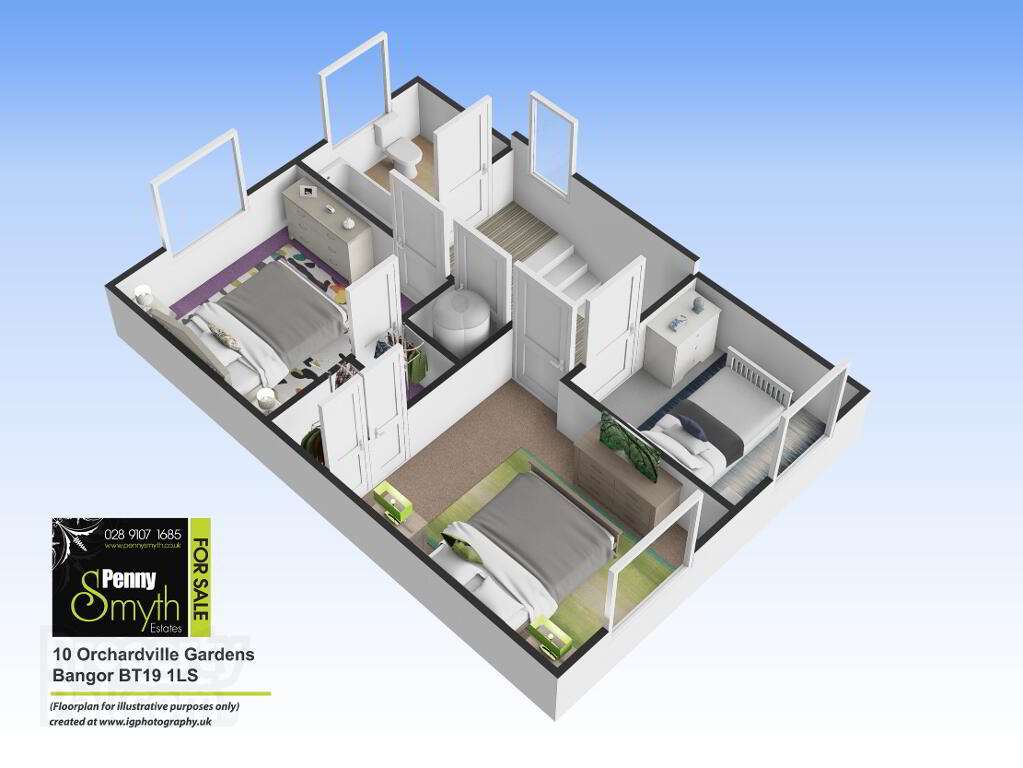 Floorplan 2 of 10 Orchardville Gardens, Bangor