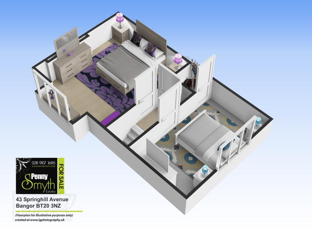 Floorplan 2 of 43 Springhill Avenue, Bangor