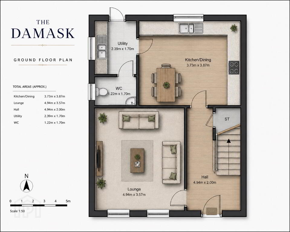 Floorplan 1 of The Damask, Linen Grove, Drumahoe Road, L'Derry