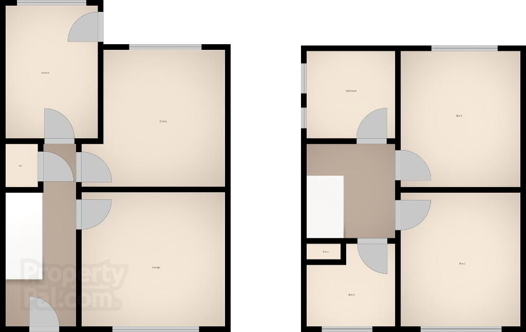 Floorplan 1 of 4 Maryville Road, Bangor