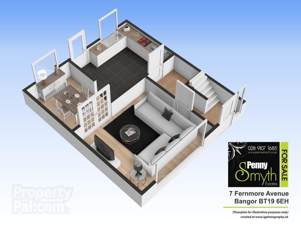 Floorplan 1 of 7 Fernmore Avenue, Bangor