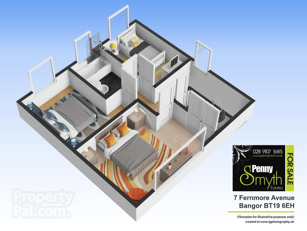 Floorplan 2 of 7 Fernmore Avenue, Bangor