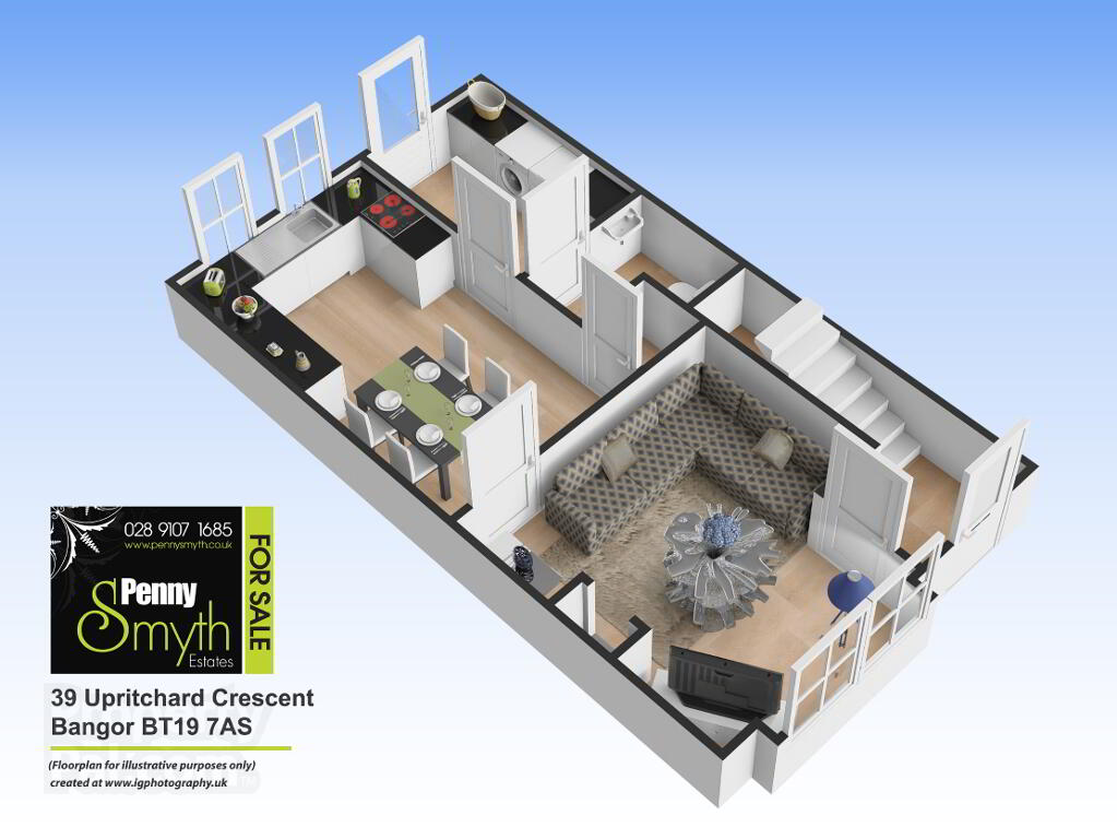 Floorplan 1 of 39 Upritchard Crescent, Bangor