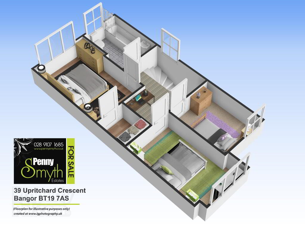 Floorplan 2 of 39 Upritchard Crescent, Bangor