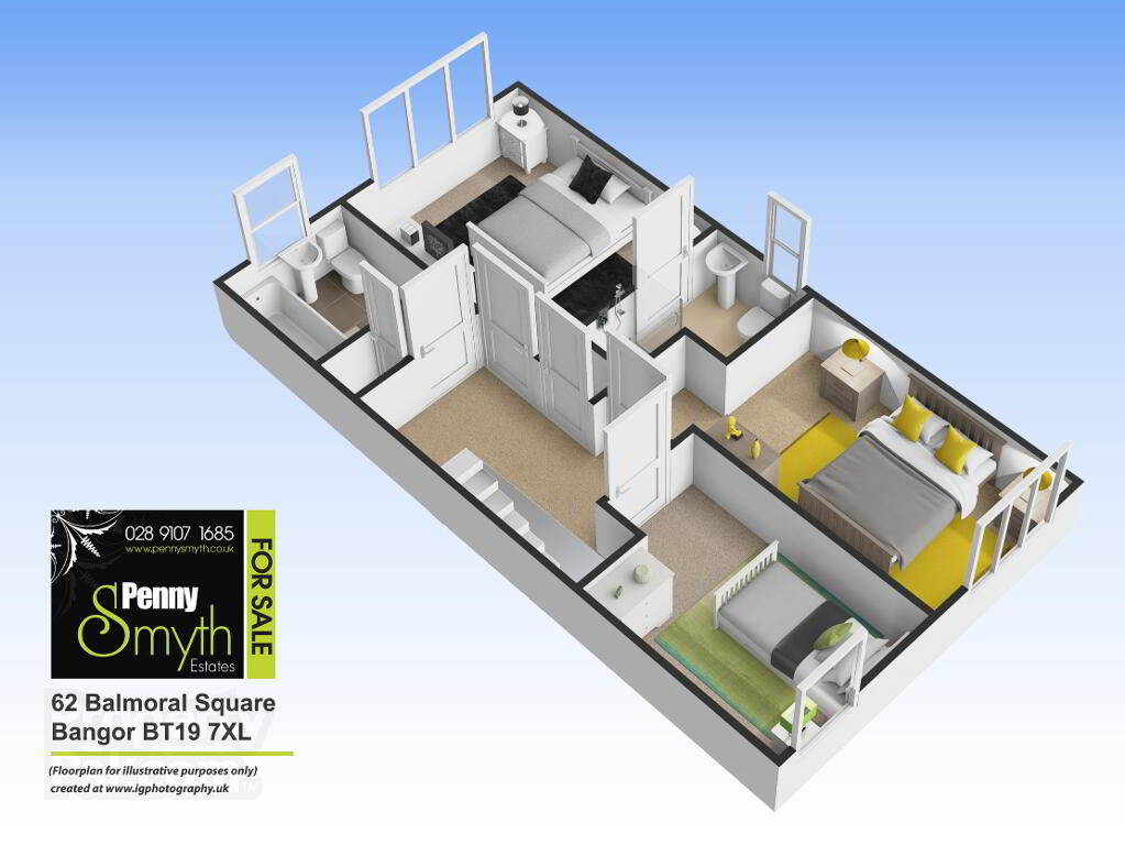 Floorplan 2 of 62 Balmoral Square, Bangor