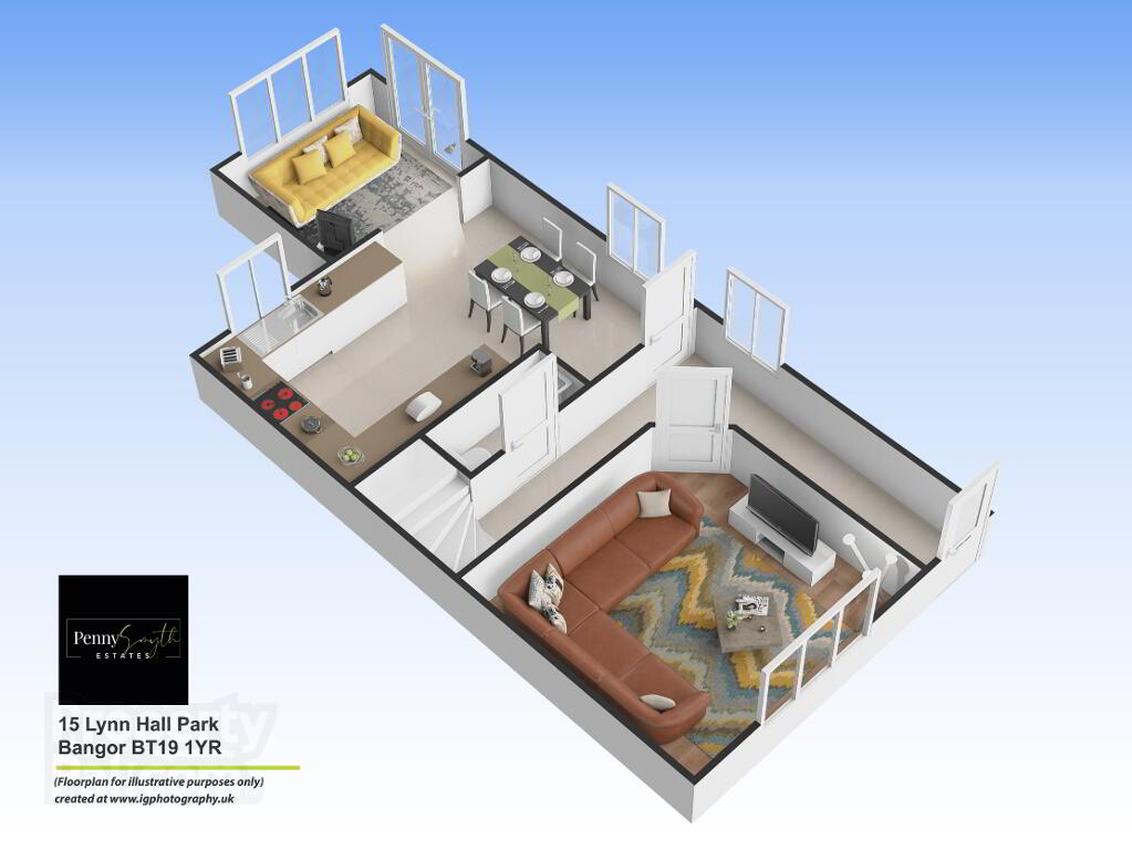 Floorplan 1 of 15 Lynn Hall Park, Bangor