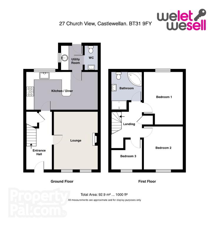 Floorplan 2 of 27 Church View, Castlewellan