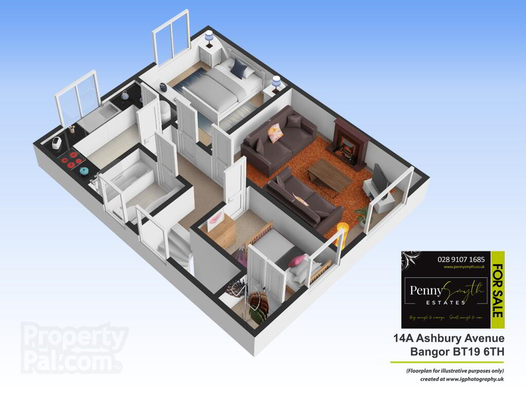 Floorplan 1 of 14a Ashbury Avenue, Bangor