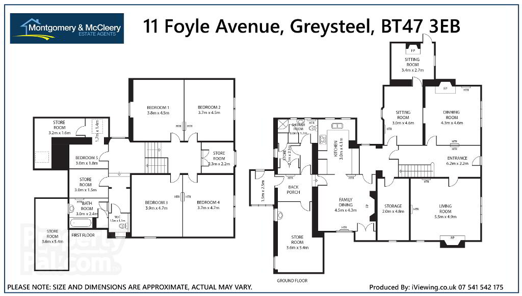 Floorplan 1 of Gresteel House, 11 Foyle Avenue, Greysteel, Derry/Londonderry