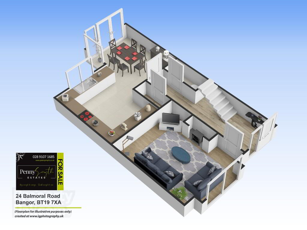 Floorplan 1 of 24 Balmoral Road, Bangor