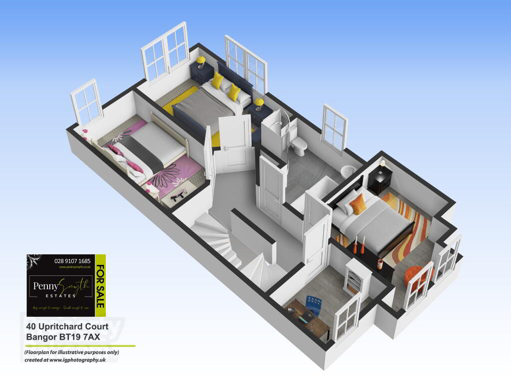 Floorplan 2 of 40 Upritchard Court, Bangor