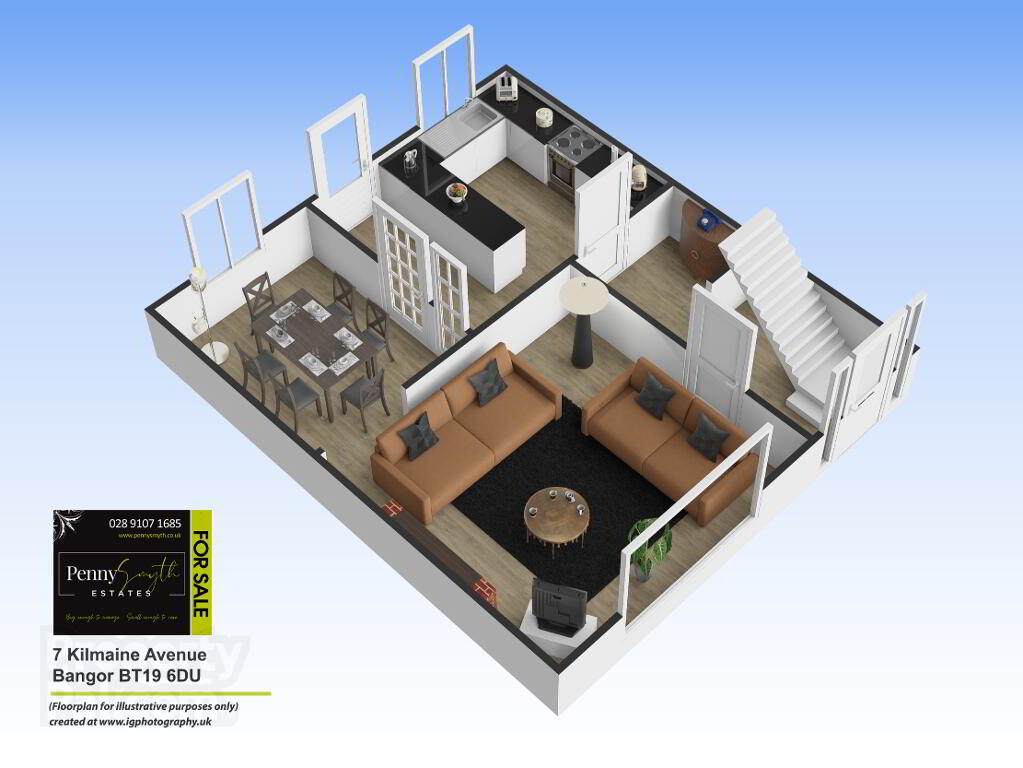 Floorplan 1 of 7 Kilmaine Avenue, Bangor