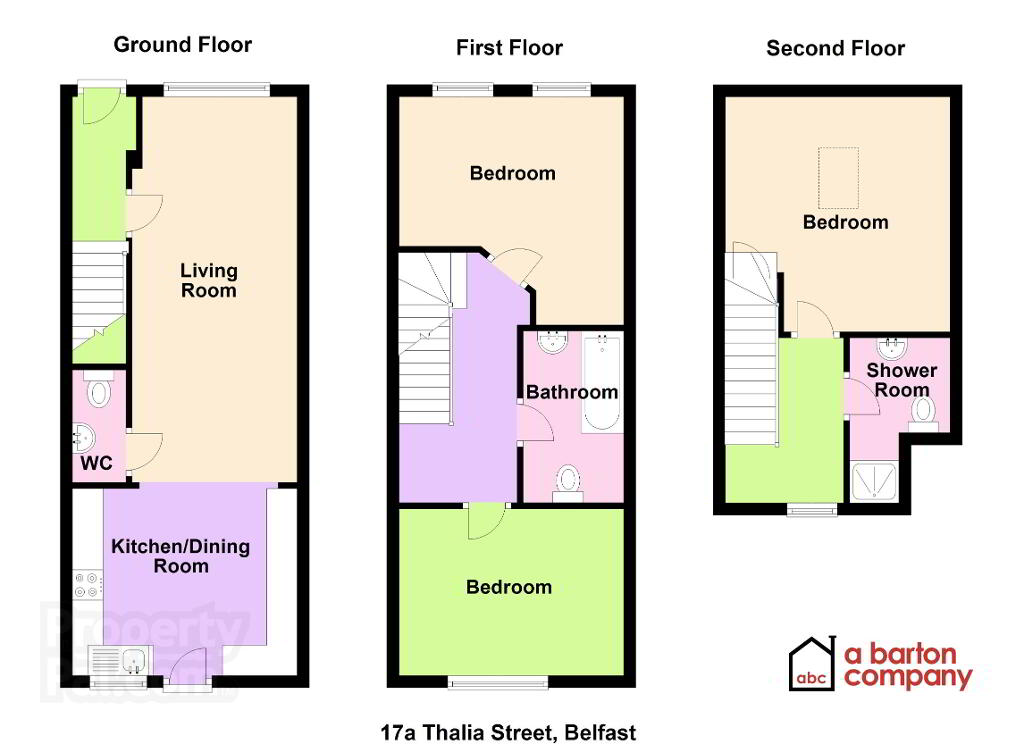 Floorplan 1 of 17a Thalia Street, Malone Lower, Belfast