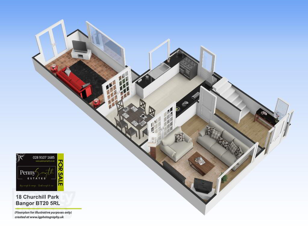 Floorplan 1 of 18 Churchill Park, Bangor