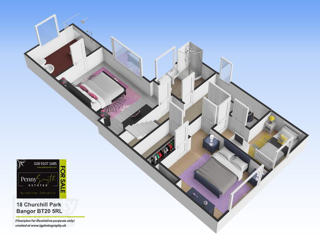 Floorplan 2 of 18 Churchill Park, Bangor