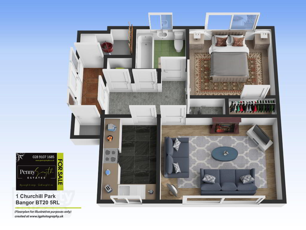 Floorplan 1 of 1 Churchill Park, Bangor