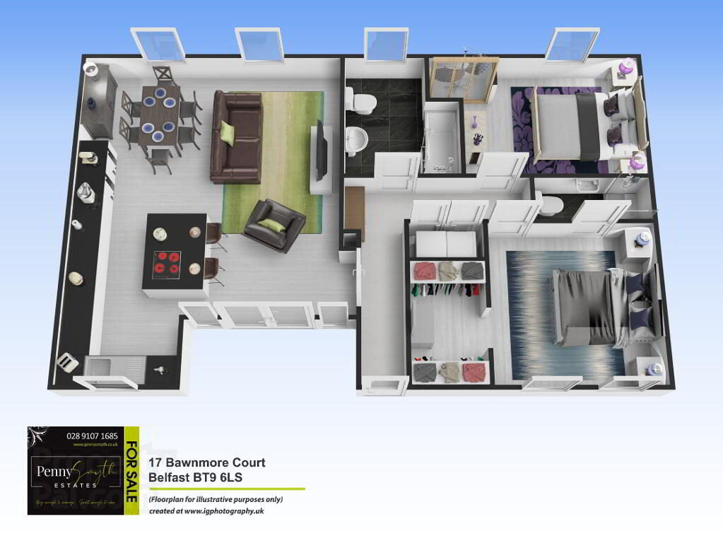 Floorplan 1 of 17 Bawnmore Court, Belfast