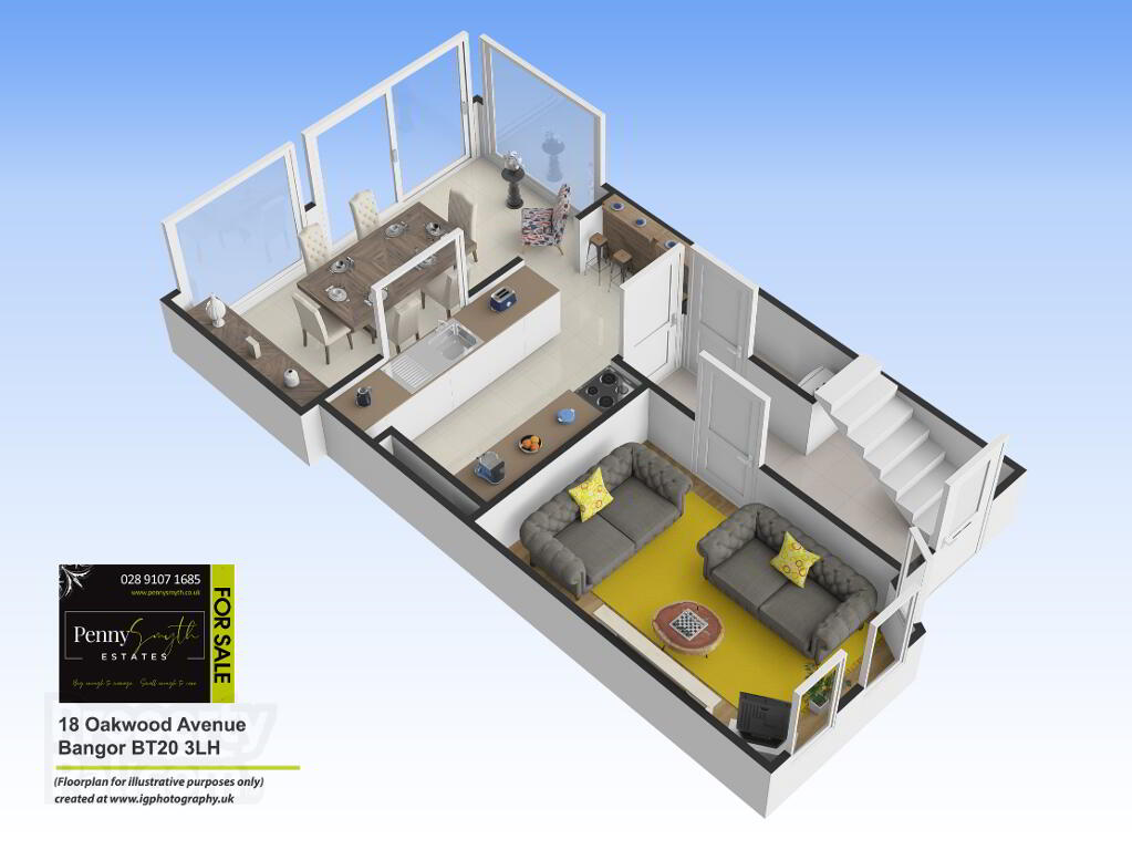 Floorplan 1 of 18 Oakwood Avenue, Bangor