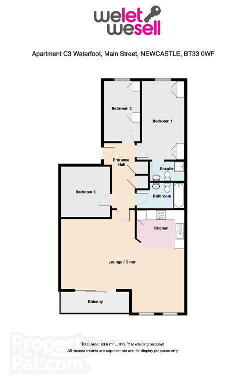 Floorplan 1 of C3 Waterfoot, 106 Main Street, Newcastle