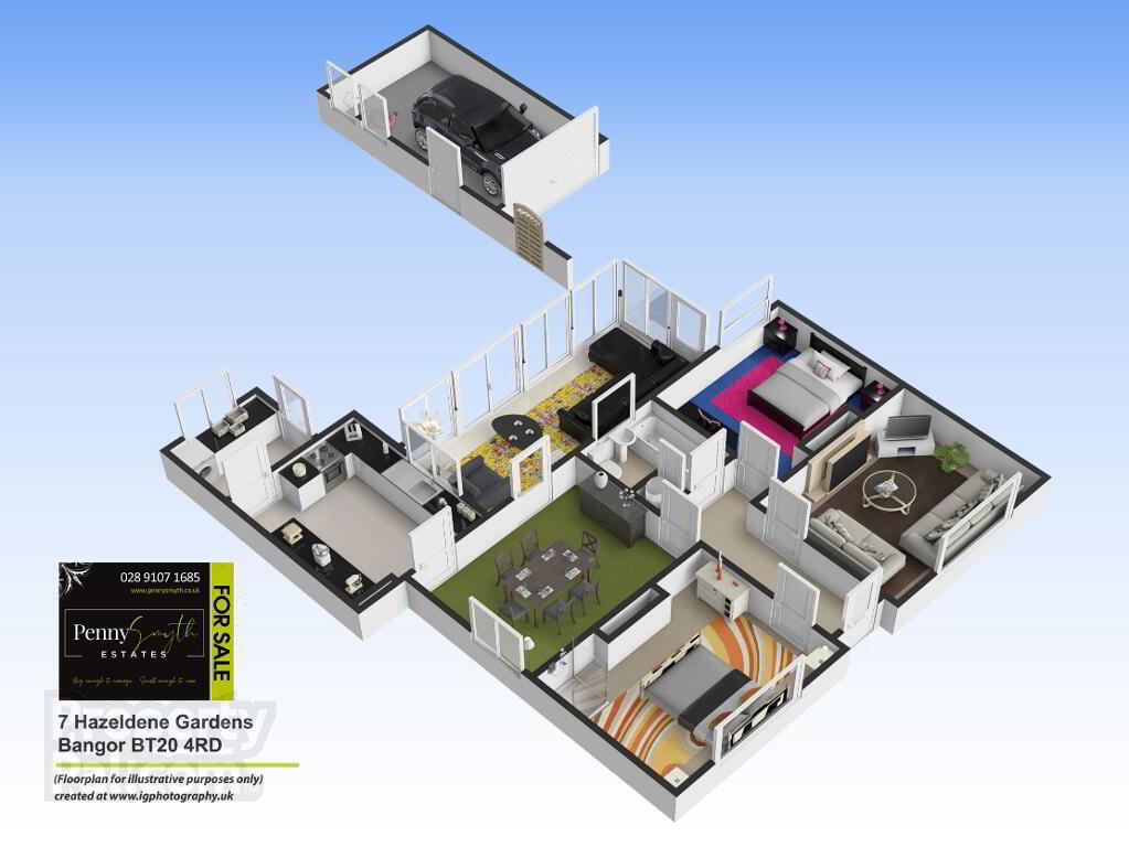 Floorplan 1 of 7 Hazeldene Gardens, Bangor