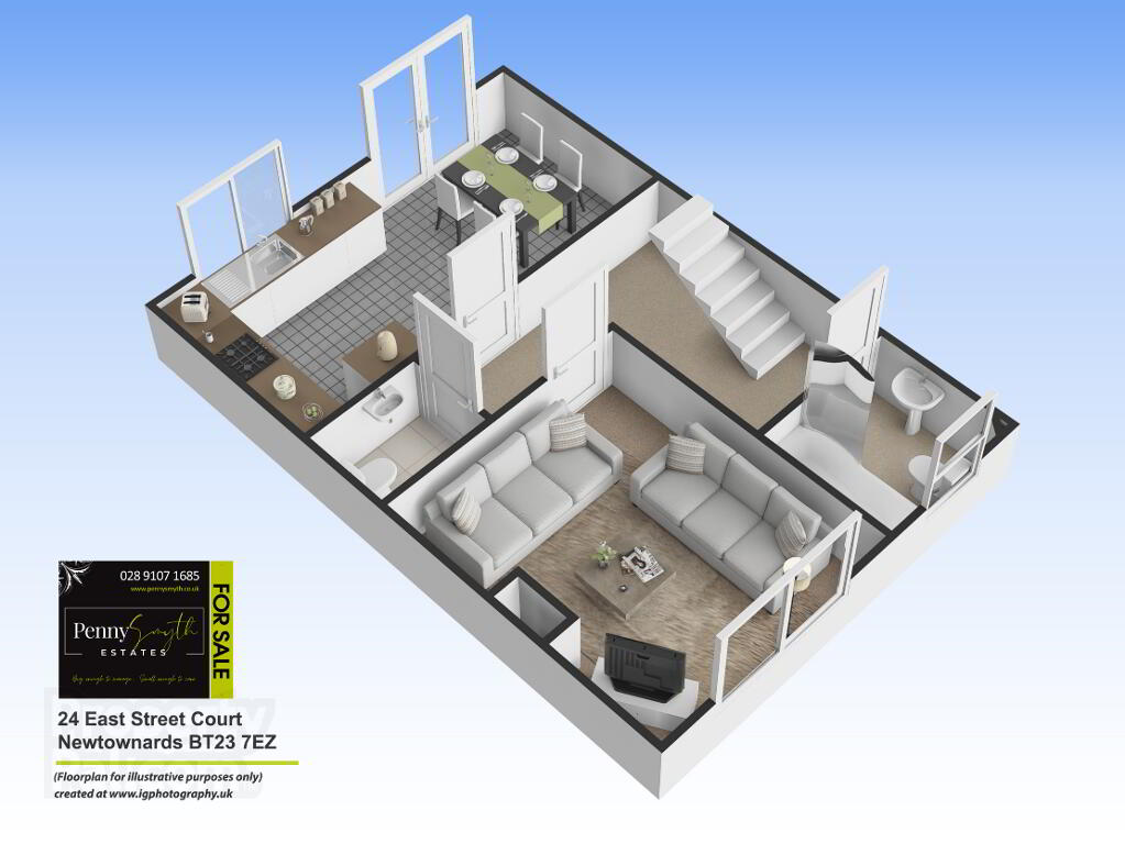 Floorplan 2 of 24 East Street Court, Newtownards