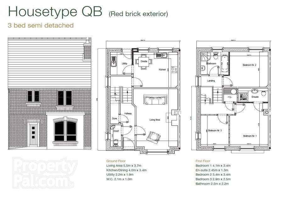 Floorplan 1 of 4 Woodland Chase, Waterside, L’derry