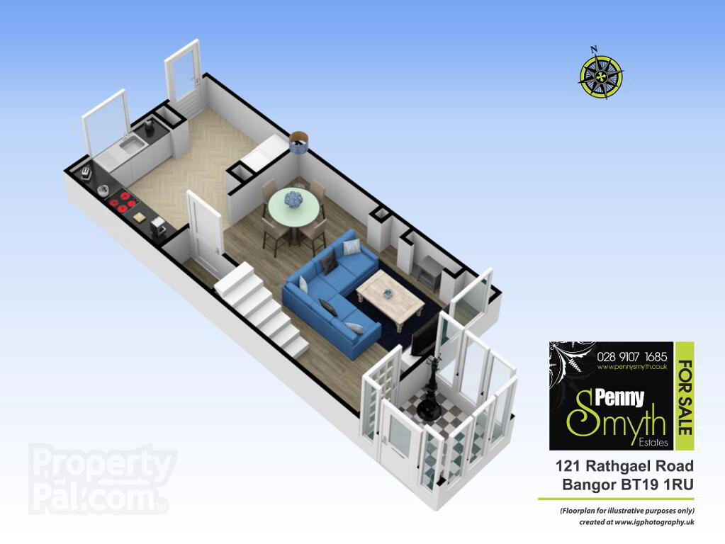 Floorplan 1 of 121 Rathgael Road, Bangor