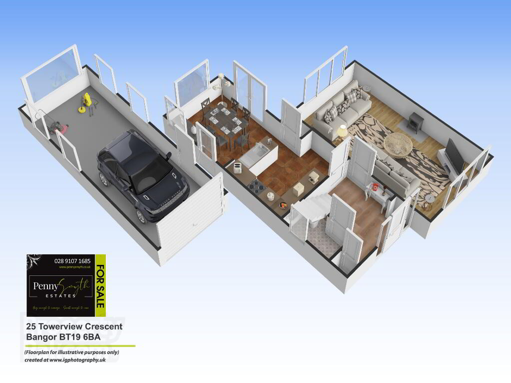 Floorplan 1 of 25 Towerview Crescent, Bangor