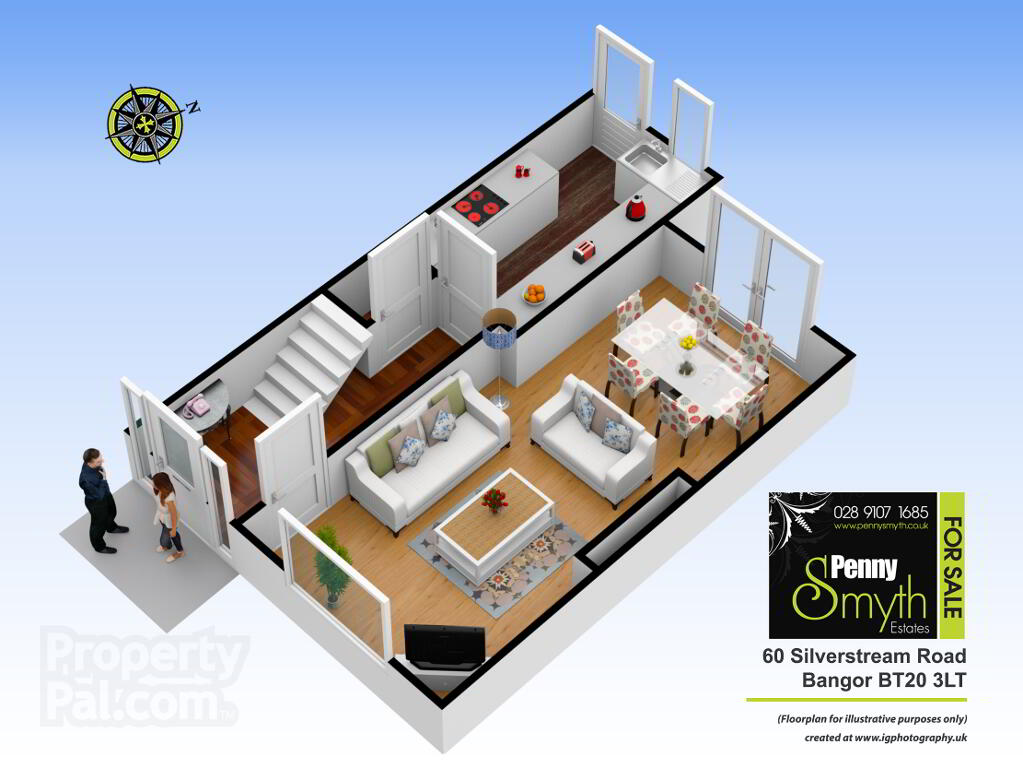 Floorplan 1 of 60 Silverstream Road, Bangor