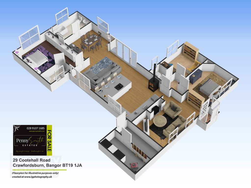 Floorplan 1 of 29 Cootehall Road, Crawfordsburn, Bangor