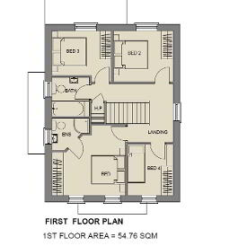 Floorplan 2 of The Sapphire (Phase 2), Stoney Manor, Woodside Road, L'Derry