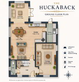 Floorplan 1 of The Huckaback, Linen Grove, Drumahoe Road, L'Derry