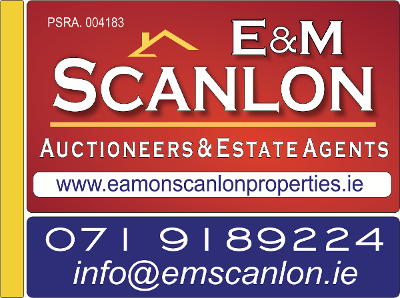 E & M Scanlon Auctioneers & Estate Agents Logo
